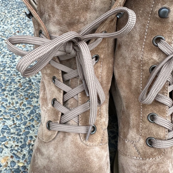 Gianvito Rossi Foster Camel Suede Ankle Boot 38.5 EU - Picture 11 of 13